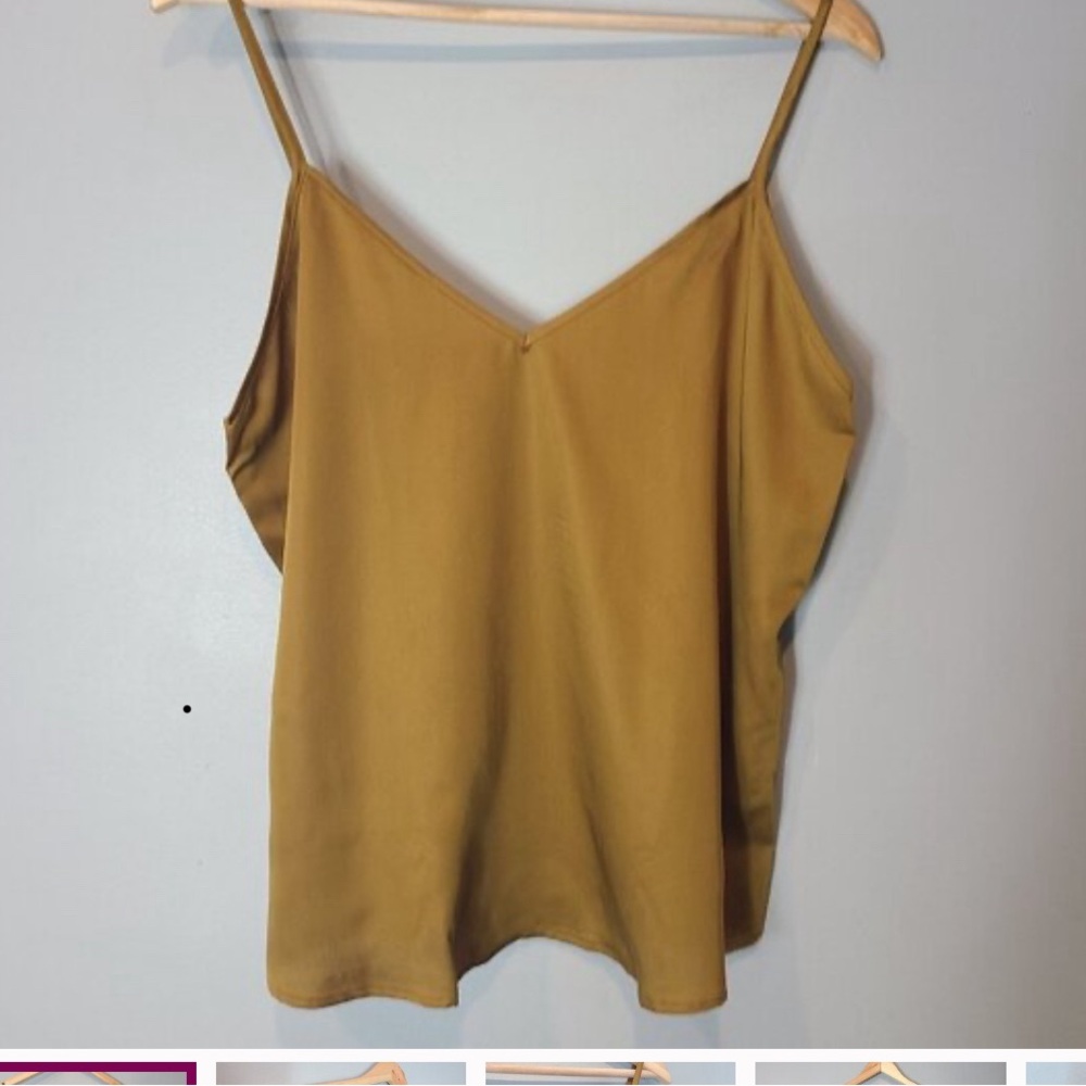 Ettitude Sateen Cami Women Size Medium NWT